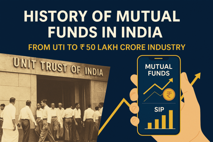 History Of Mutual Funds In India