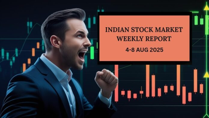 Indian Stock Market weekly Report 4-8 August 2025